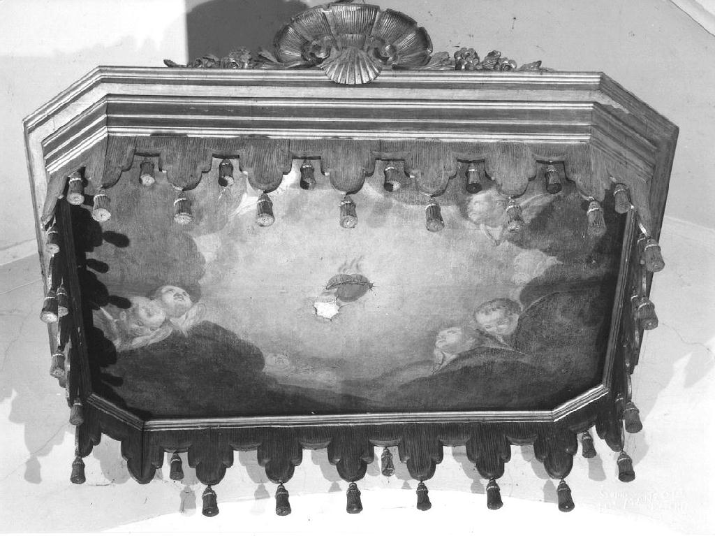 baldacchino processionale - ambito piacentino (metà sec. XIX)