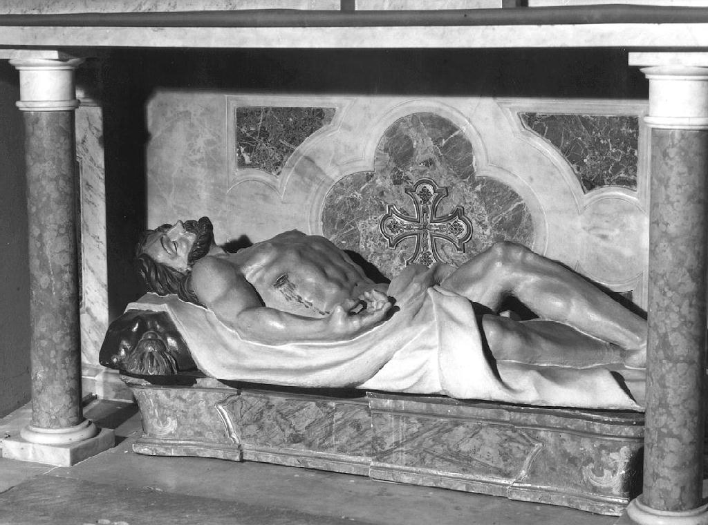 Cristo morto (statua) - ambito emiliano (inizio sec. XX)