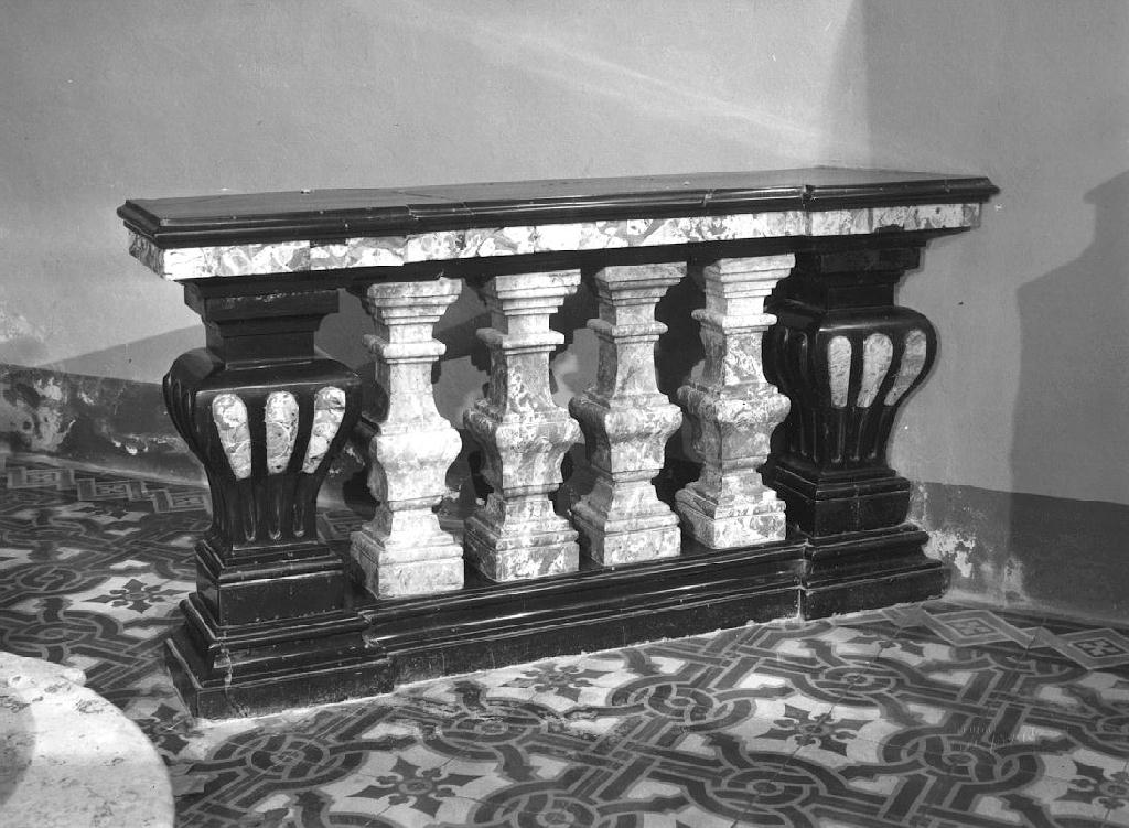 balaustrata di altare, serie - ambito piacentino (sec. XVIII)