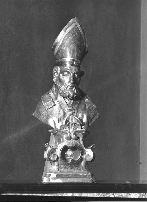 reliquiario - a busto, serie - ambito piacentino (fine sec. XIX)