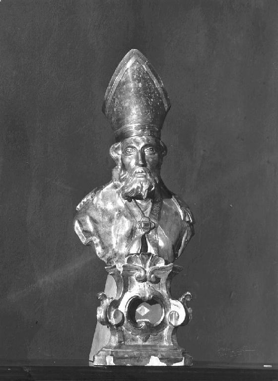 reliquiario - a busto, serie - ambito piacentino (fine sec. XIX)