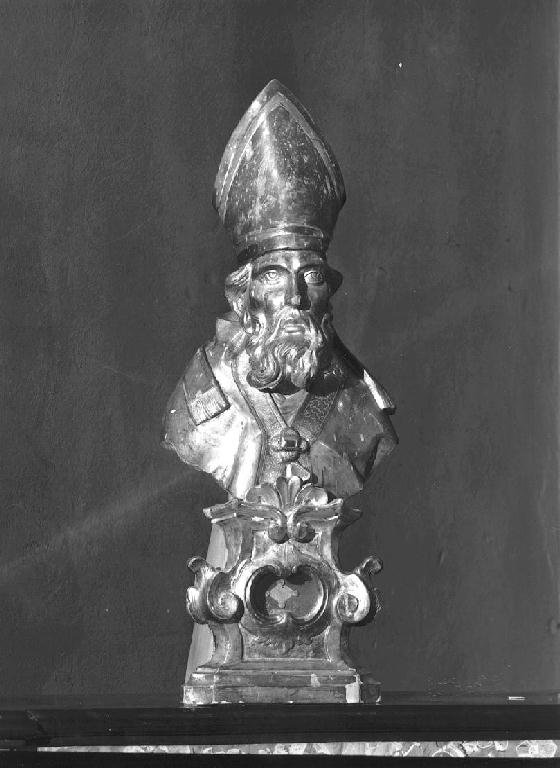 reliquiario - a busto, serie - ambito piacentino (fine sec. XIX)