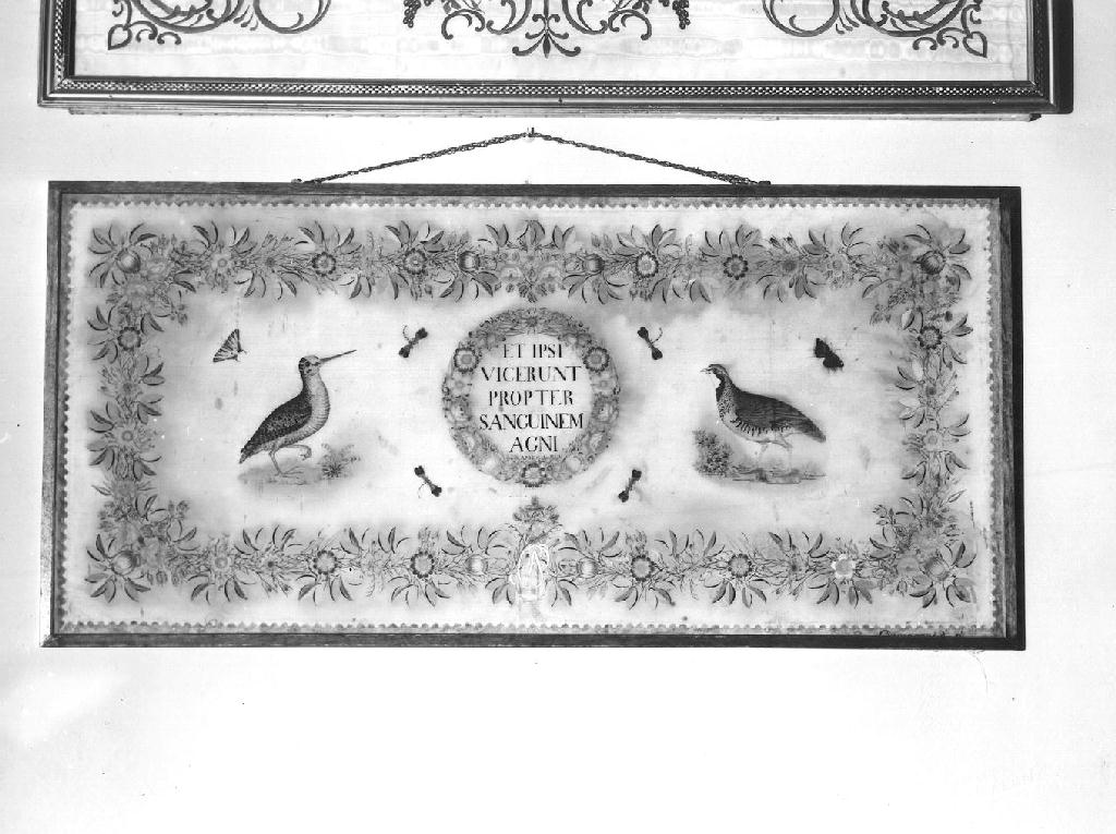 motivi decorativi vegetali e animali (paliotto) di Giacopazzi D (fine/inizio secc. XIX/ XX)