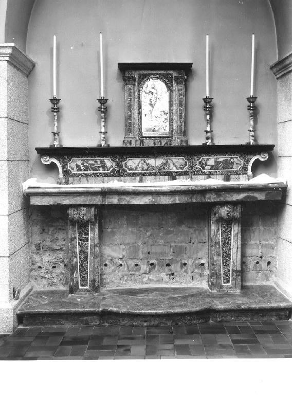 altare - manifattura piacentina (sec. XVIII)