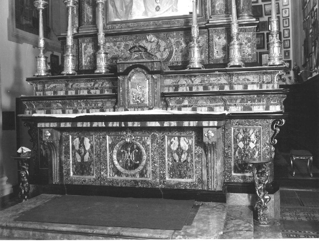 altare - a mensa - ambito piacentino (terzo quarto sec. XVIII)