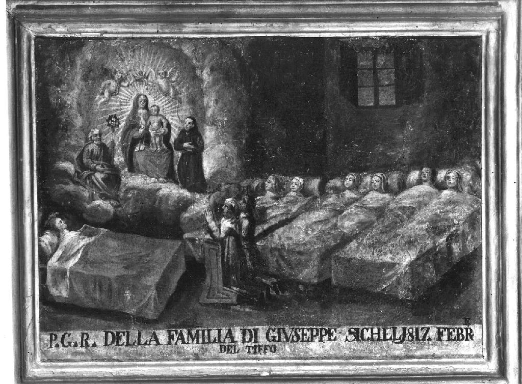 ex voto dipinto - ambito piacentino (sec. XIX)