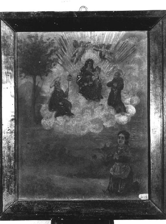 ex voto dipinto - ambito piacentino (prima metà sec. XIX)