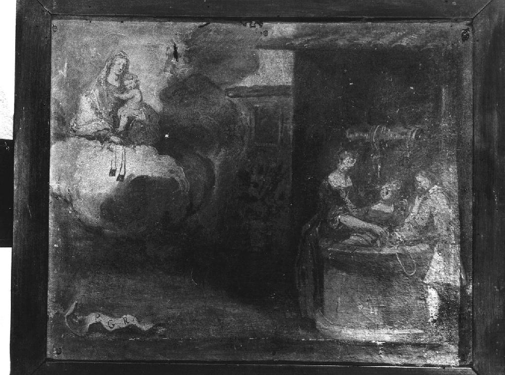 ex voto dipinto - ambito piacentino (prima metà sec. XVIII)