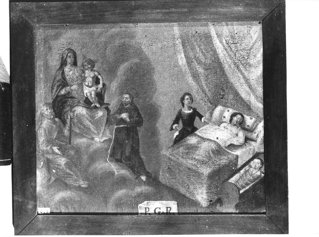 ex voto dipinto - ambito piacentino (prima metà sec. XVIII)