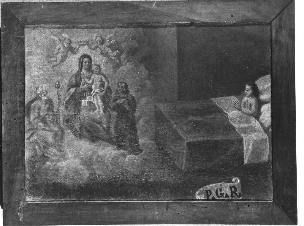 ex voto dipinto - ambito piacentino (sec. XVIII)