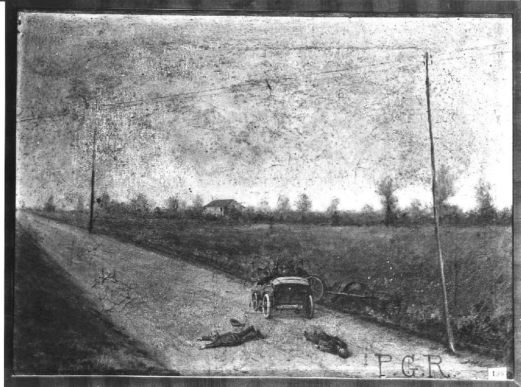 ex voto dipinto - ambito piacentino (prima metà sec. XX)