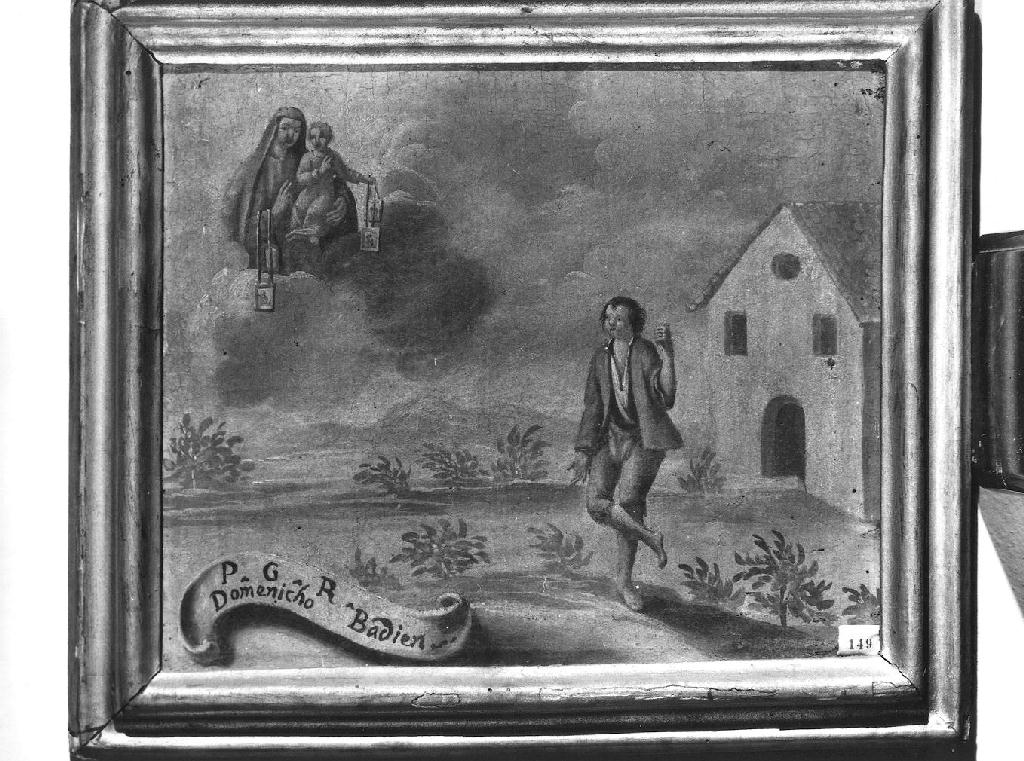 ex voto dipinto - ambito piacentino (seconda metà sec. XVIII)