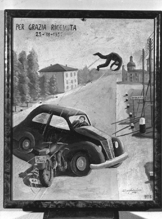 ex voto dipinto - ambito piacentino (sec. XX)