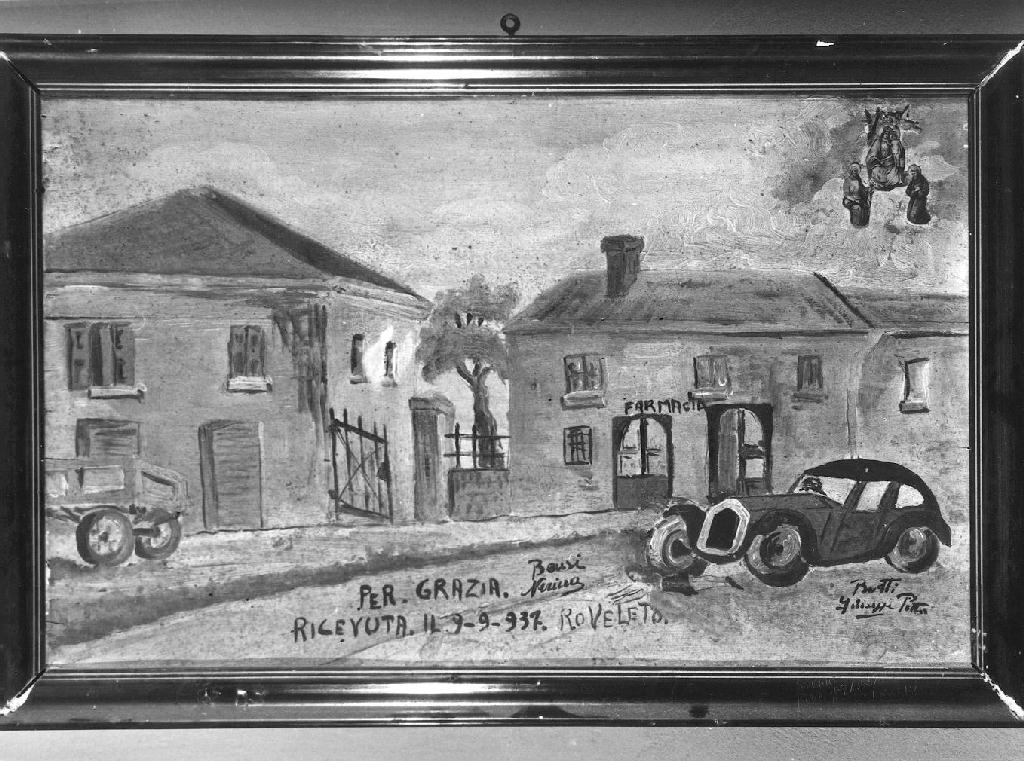 ex voto dipinto - ambito piacentino (sec. XX)