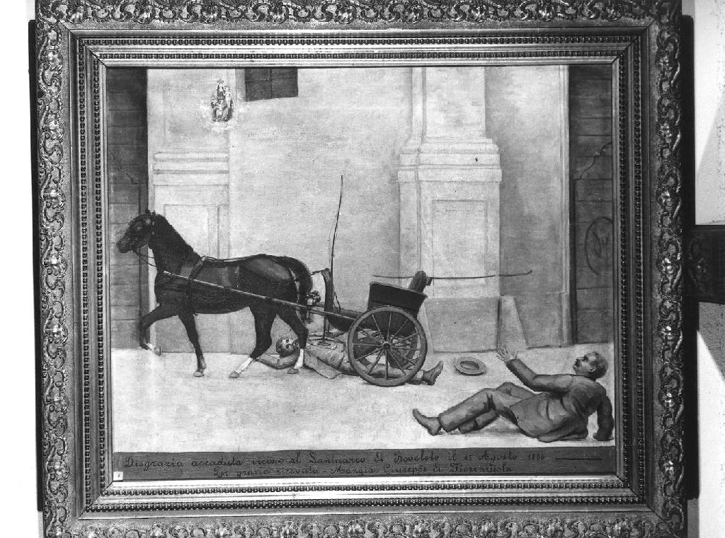 ex voto dipinto - ambito piacentino (sec. XX)