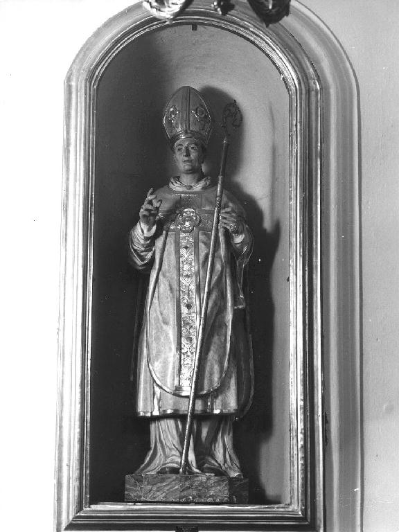 San Carlo Borromeo (statua) - manifattura piacentina (prima metà sec. XIX)