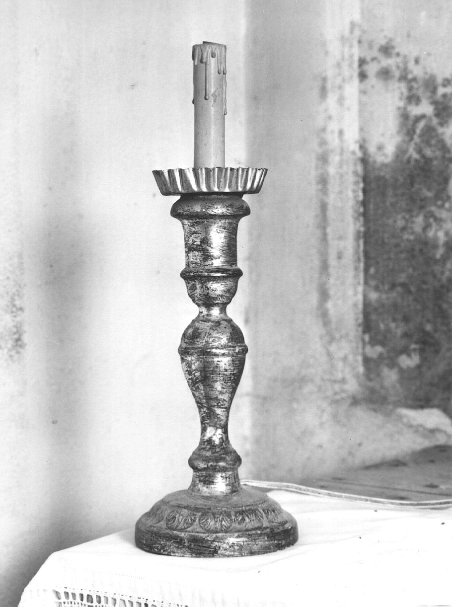 candeliere, serie - ambito piacentino (prima metà sec. XIX)