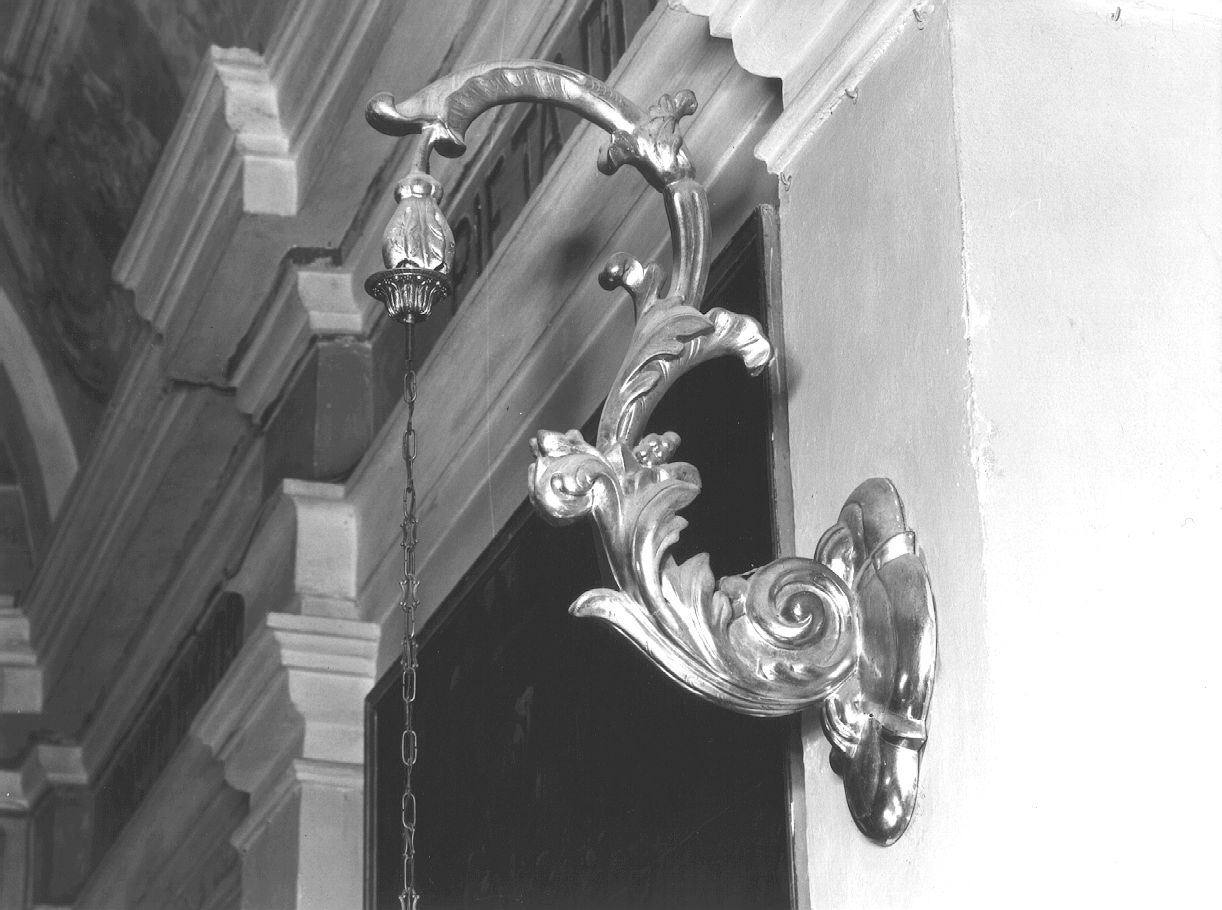 candeliere da parete, serie - ambito piacentino (sec. XIX)