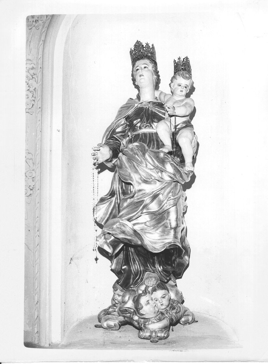 Madonna del Rosario (statua) - ambito piacentino (primo quarto sec. XVIII)