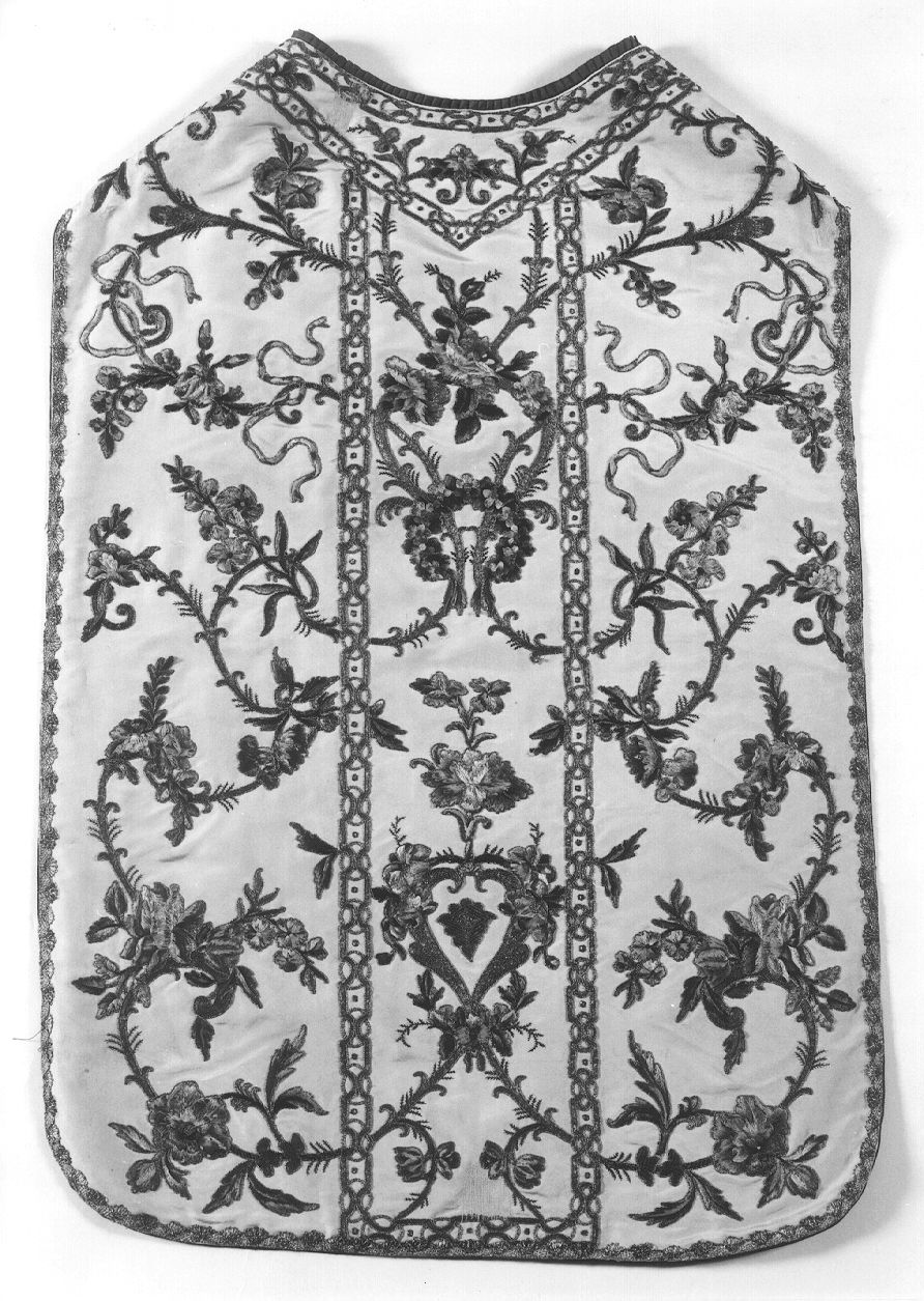 paramento liturgico, insieme - manifattura italiana (fine/inizio secc. XIX/ XX)