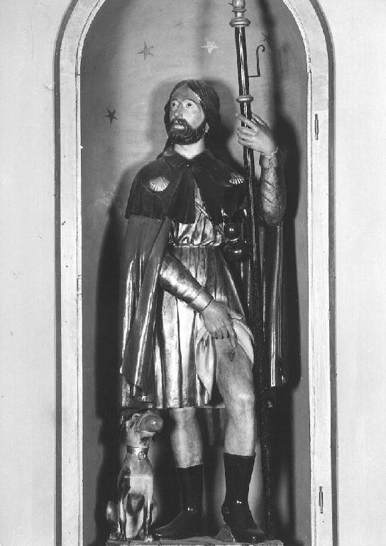 San Rocco (statua) di Borella Domenico (sec. XIX)