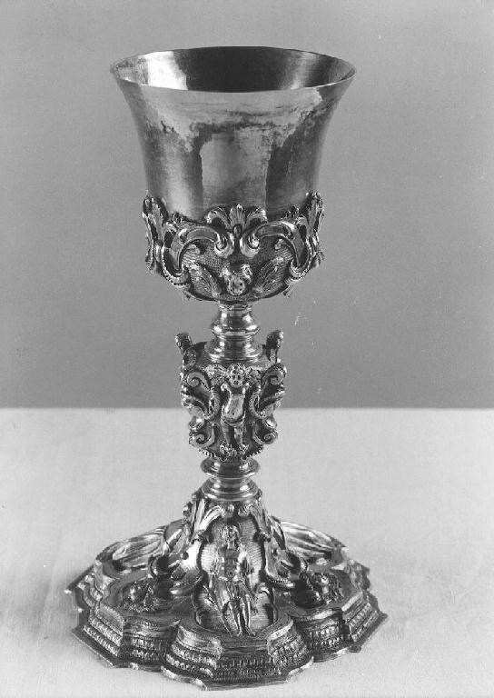 calice - ambito lombardo (inizio sec. XVIII)