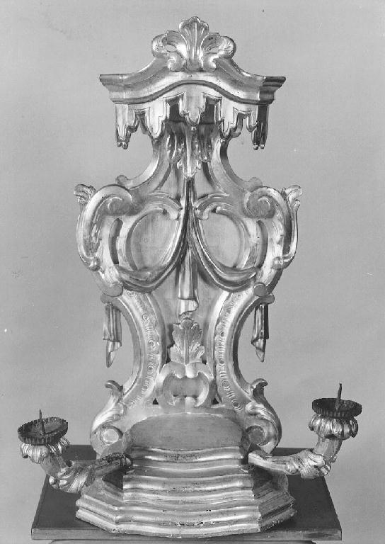 tronetto per esposizione eucaristica - ambito piacentino (seconda metà sec. XVIII)