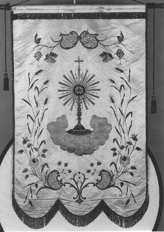 stendardo processionale - manifattura Italia settentrionale (prima metà sec. XX)