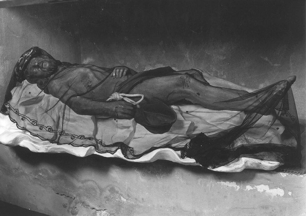Cristo morto (statua) - ambito piacentino (sec. XVIII)