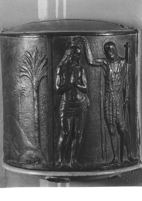 fonte battesimale - ambito emiliano-lombardo (prima metà sec. XX)