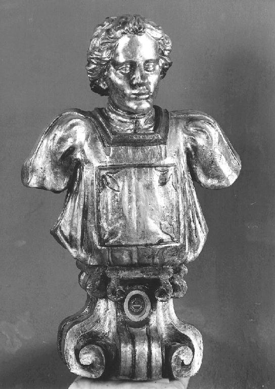 reliquiario - a busto, serie - ambito piacentino (sec. XVIII)