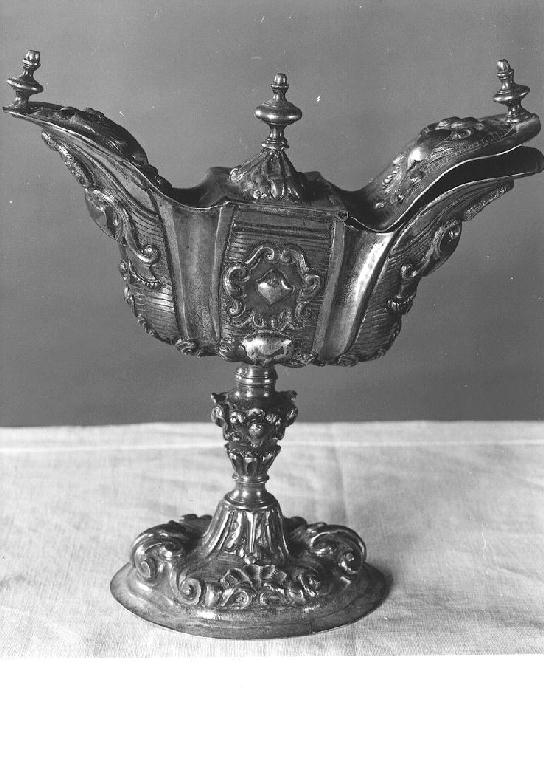 navicella portaincenso - ambito emiliano-lombardo (seconda metà sec. XVIII)