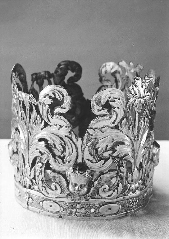 corona da statua, serie - ambito emiliano-lombardo (sec. XIX)