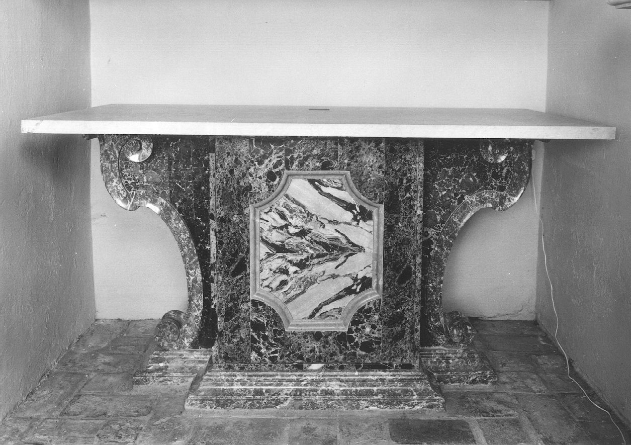 mensa d'altare - ambito emiliano-lombardo (prima metà sec. XIX)