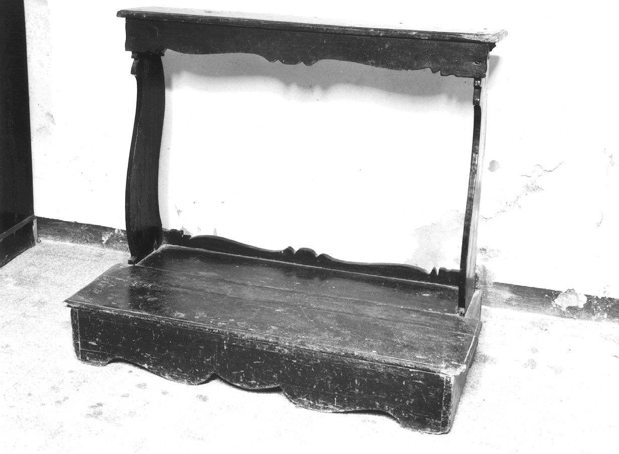 inginocchiatoio - ambito piacentino (sec. XIX)