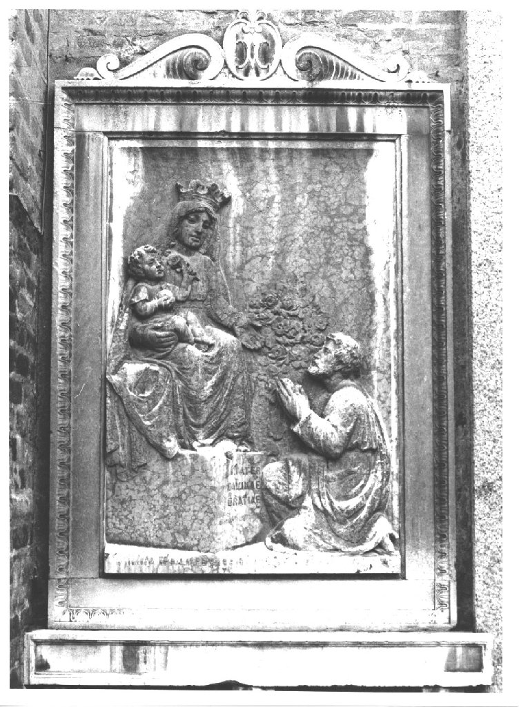 lapide commemorativa - ambito piacentino (seconda metà sec. XIX)