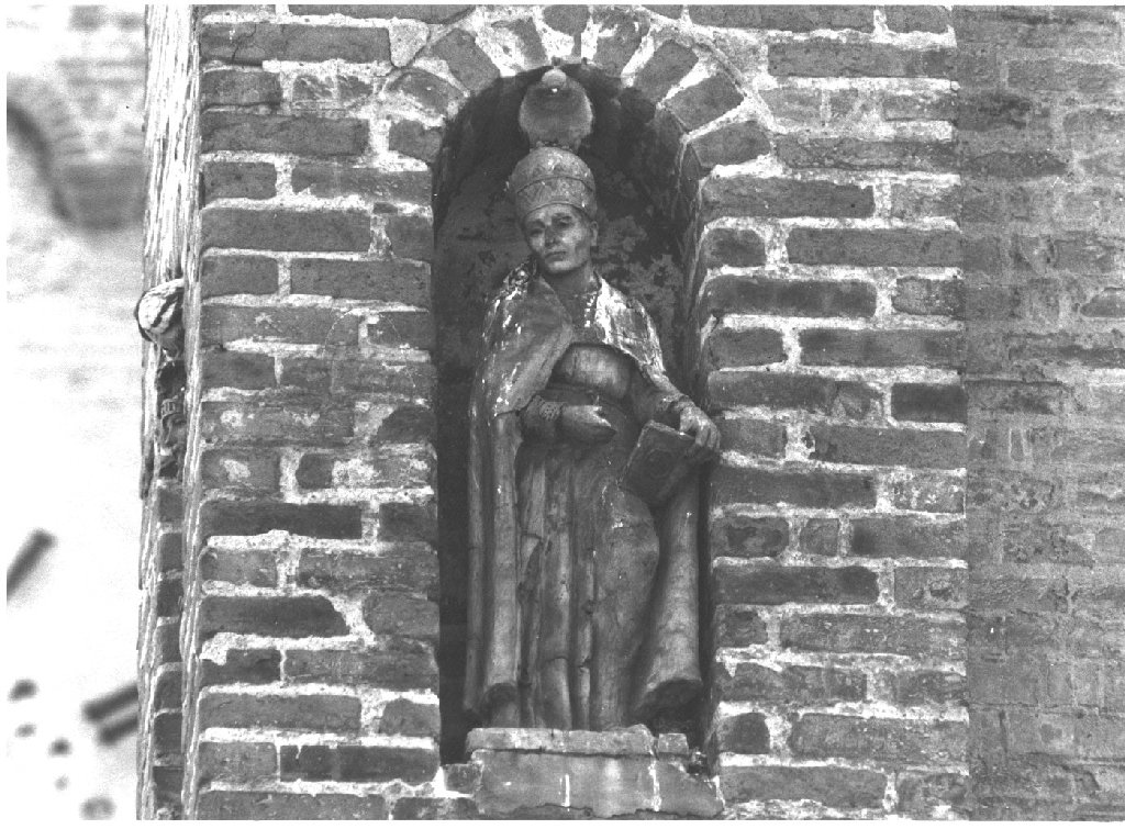 Papa Gregorio X (statua, elemento d'insieme) di Valla Luigi (sec. XIX)