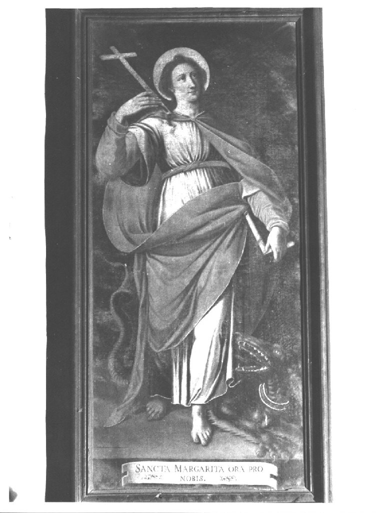 Santa Margherita (dipinto, elemento d'insieme) - ambito parmense-piacentino (ultimo quarto sec. XIX)