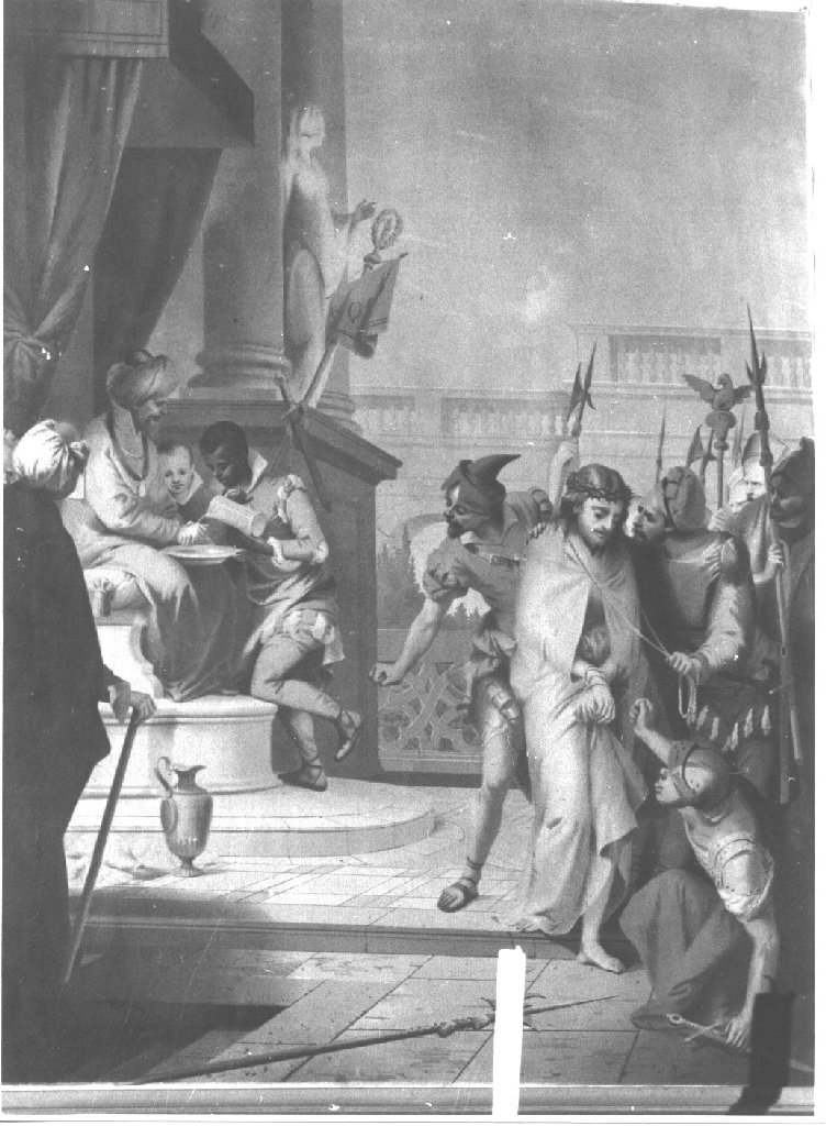 stazioni della Via Crucis (Via Crucis, ciclo) - ambito emiliano (prima metà sec. XIX)