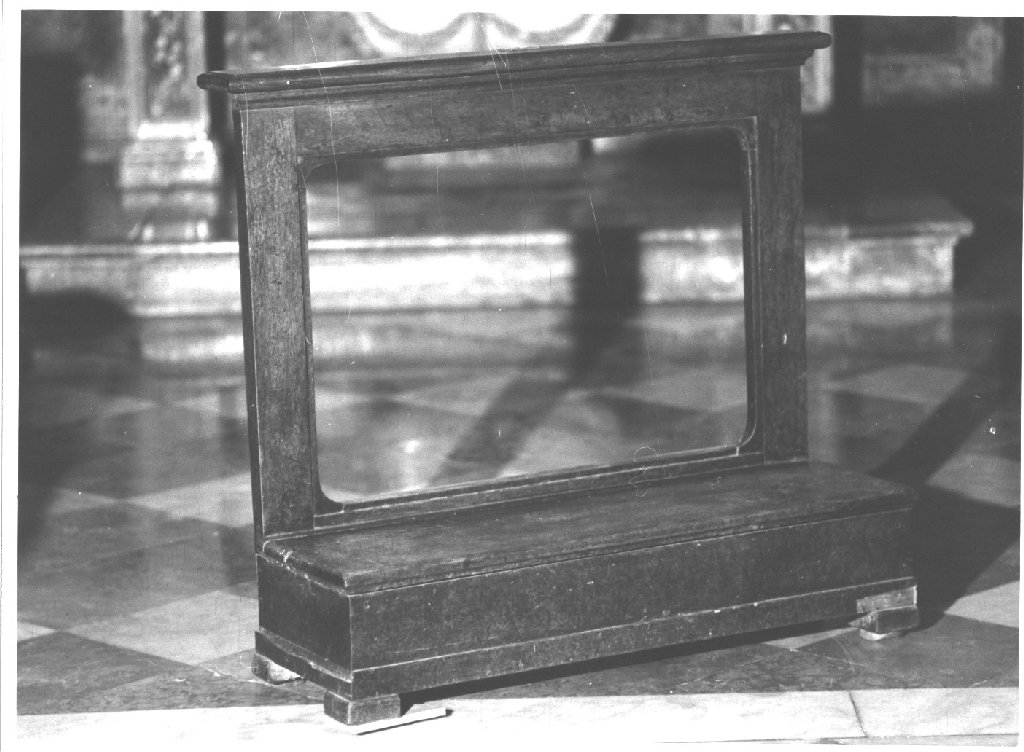 inginocchiatoio - ambito piacentino (ultimo quarto sec. XIX)