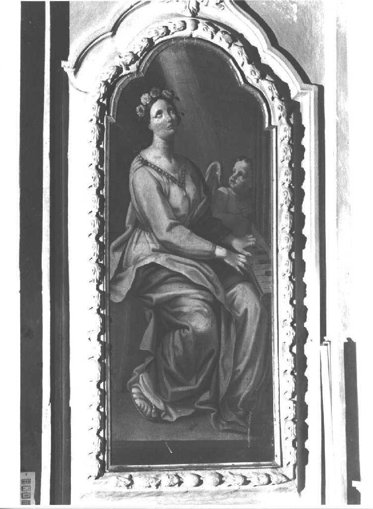 Santa Cecilia (dipinto, elemento d'insieme) - ambito emiliano (seconda metà sec. XIX)