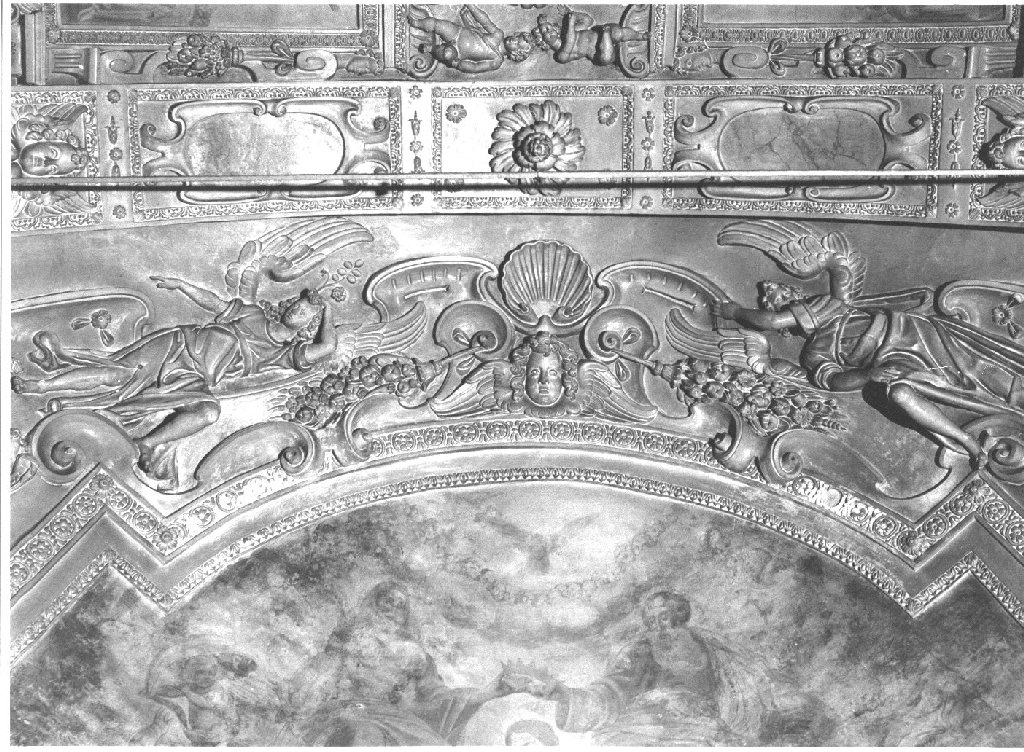 decorazione plastica, elemento d'insieme - ambito lombardo (prima metà sec. XVII)