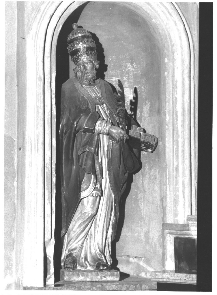 San Fabiano (statua) - ambito parmense-piacentino (prima metà sec. XVIII)