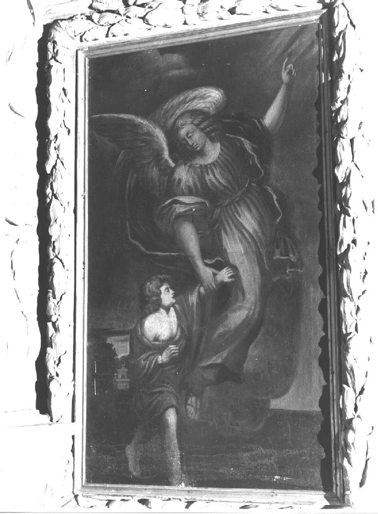 Tobiolo e l'angelo (dipinto) - ambito emiliano (primo quarto sec. XVIII)