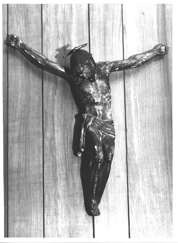 crocifisso - ambito piacentino (prima metà sec. XVI)