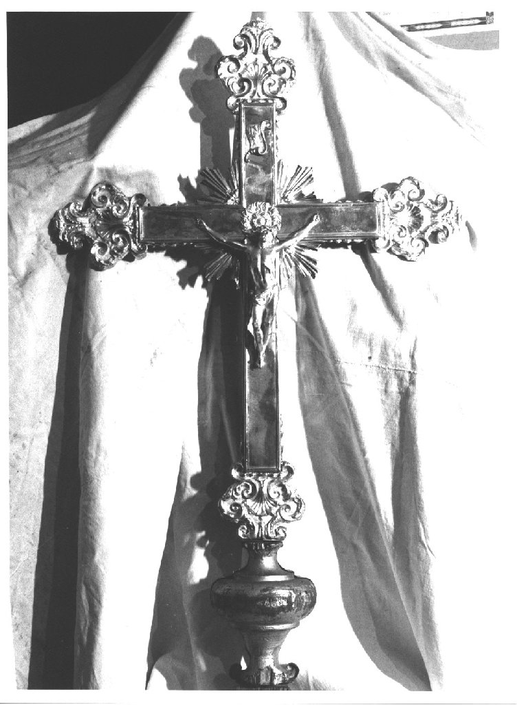 croce d'altare, elemento d'insieme - ambito parmense-piacentino (ultimo quarto sec. XVIII)