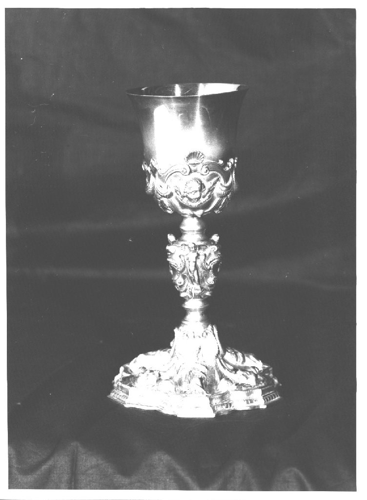 calice - bottega piacentina (seconda metà sec. XIX)