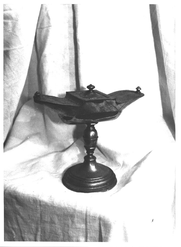 navicella portaincenso - bottega piacentina (seconda metà sec. XIX)