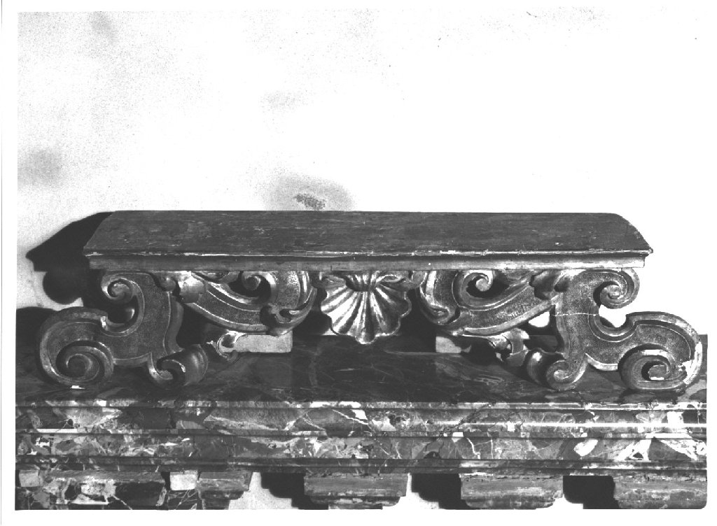 piedistallo di statua, elemento d'insieme - ambito piacentino (prima metà sec. XVIII)