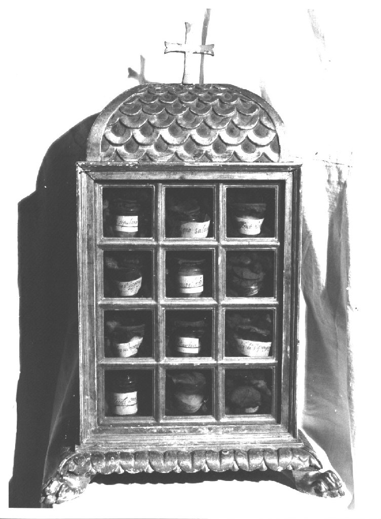 reliquiario - ambito piacentino (prima metà sec. XVII)